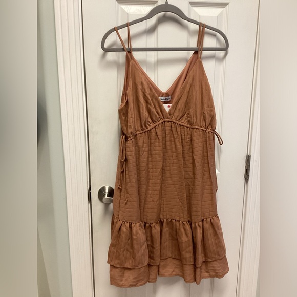 perfectly Priscilla Dresses & Skirts - Perfectly Priscilla NWT Causing A Disturbance Rust color dress Medium women’s